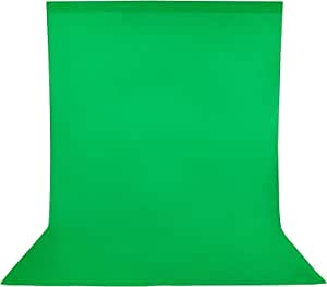 Andoer Pantalla Verde de 5 x 10 pies, 1,6 x 3 m, Lavable a máquina, Tela Verde de Pantalla de Fondo Verde para retiro de Fondo de Retrato, transmisión en Vivo de Youtube Vlog Tiktok