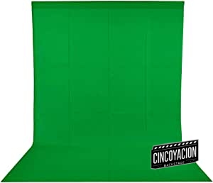 BDDFOTO Croma fondo chroma key 1.8×2.8m Pantalla verde Fondo de estudio fotográfico, puro algodón Muselina Fondo de pantalla plegable para fotografía, video y televisión green screen