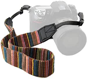 chmete Bohemia Vintage cámara universal ajustable videocámara hombro correa de cuello cinturón con arnés adaptador se adapta para DSLR Cámara