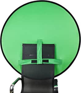Fondo Verde Plegable,Photography Background,Green Screen Croma,Tejido Antiarrugas para,Fijar en Silla,para Estudio de fotografía y vídeo(75cm)