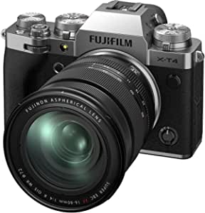 Fujifilm X-T4 16651277 – Kit de cámara con objetivo XF16-80/4, color plateado