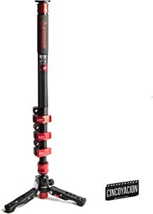 IFOOTAGE Cobra 2 Monopie Cámara 3 en1, Monopie Video Telescópico, Monopie Trípode Fotografía Profesional, Adecuado para Cámaras SLR Videocámaras, Fibra De Carbon (180 Cm)