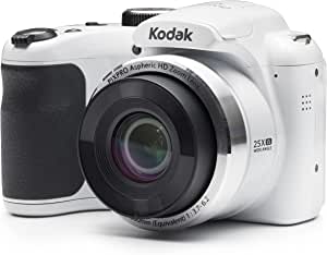 Kodak PIXPRO Astro Zoom AZ252-WH – Cámara Digital de 16 Mpx con Zoom Óptico de 25X – Pantalla LCD de 7,6 cm – Color Blanco
