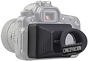 LENSGO Visor de cámara, profesional 3.2 &apos;&apos; LCD lupa visor 3.2X cámara pantalla parasol para Canon Sony Nikon Olympus Panasonic y más cámaras DSLR/SLR