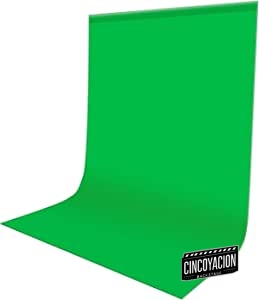 Neewer 5 x 7 Pies Fondo de Pantalla Verde, Fondo de Poliéster Resistente a Las Arrugas, Pantalla Verde Chromakey para Fotografía para Juegos, Grabación de Video, Entrevistas y Transmisión en Vivo