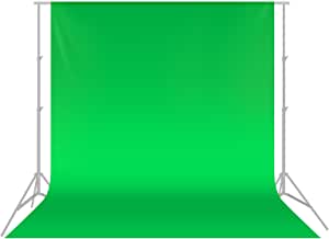 Neewer® Pro 10 x 20 pies / 3 x 6M Plegable Telón de Fondo de 100% Pura Muselina para Estudio fotográfico Fondo fotográfico para Fotografía, Vídeo y Televisión (Verde)