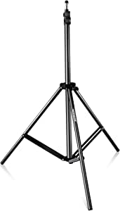 Neewer Pro 210 cm Pie de Estudio de Aleación de Aluminio para Iluminación de Vídeo, Retrato y Fotografía Peso Admitido 2.5 kg Hecho Por el Estándar industrial Compatible con Las Principales Marcas
