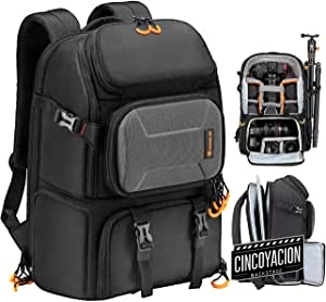 TARION Pro PBl Mochila para cámara Bolsa Grande para cámara con Compartimento para computadora portátil Bolsa para cámara DSLR Profesional Mochila para Viajes de Senderismo