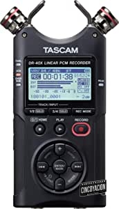 Tascam DR-40X grabadora de audio portátil de 4 pistas